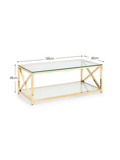 Miami Coffee Table - Gold