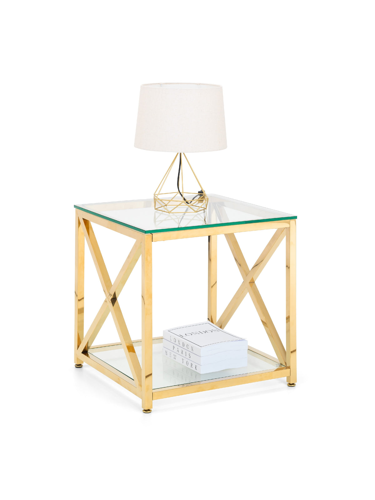 Miami Lamp Table - Gold