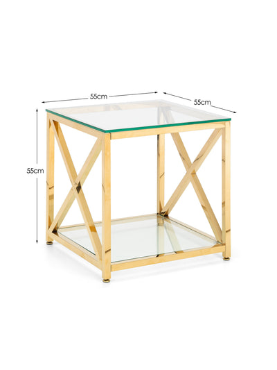 Miami Lamp Table - Gold