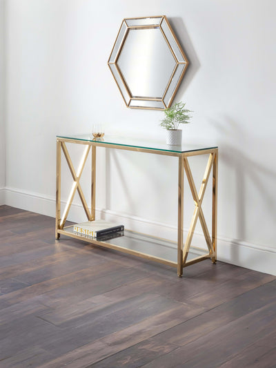 Miami Console Table – Gold