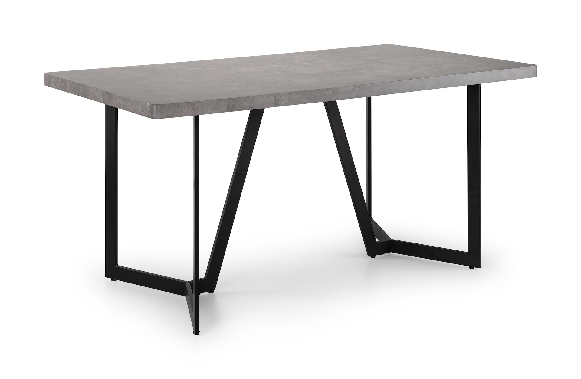 Miller Concrete Effect Dining Table – Julian Bowen