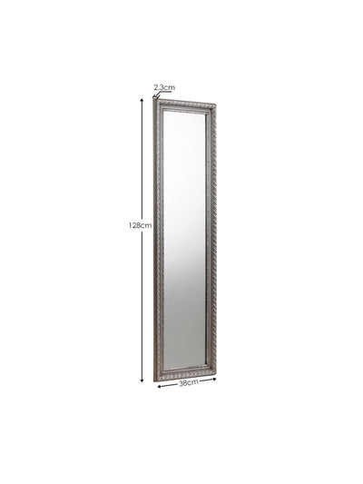 Allegro Dress Mirror - Pewter