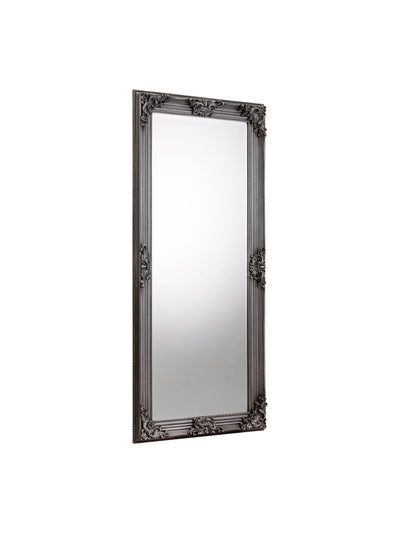 Rococo Pewter Lean-To Dress Mirror