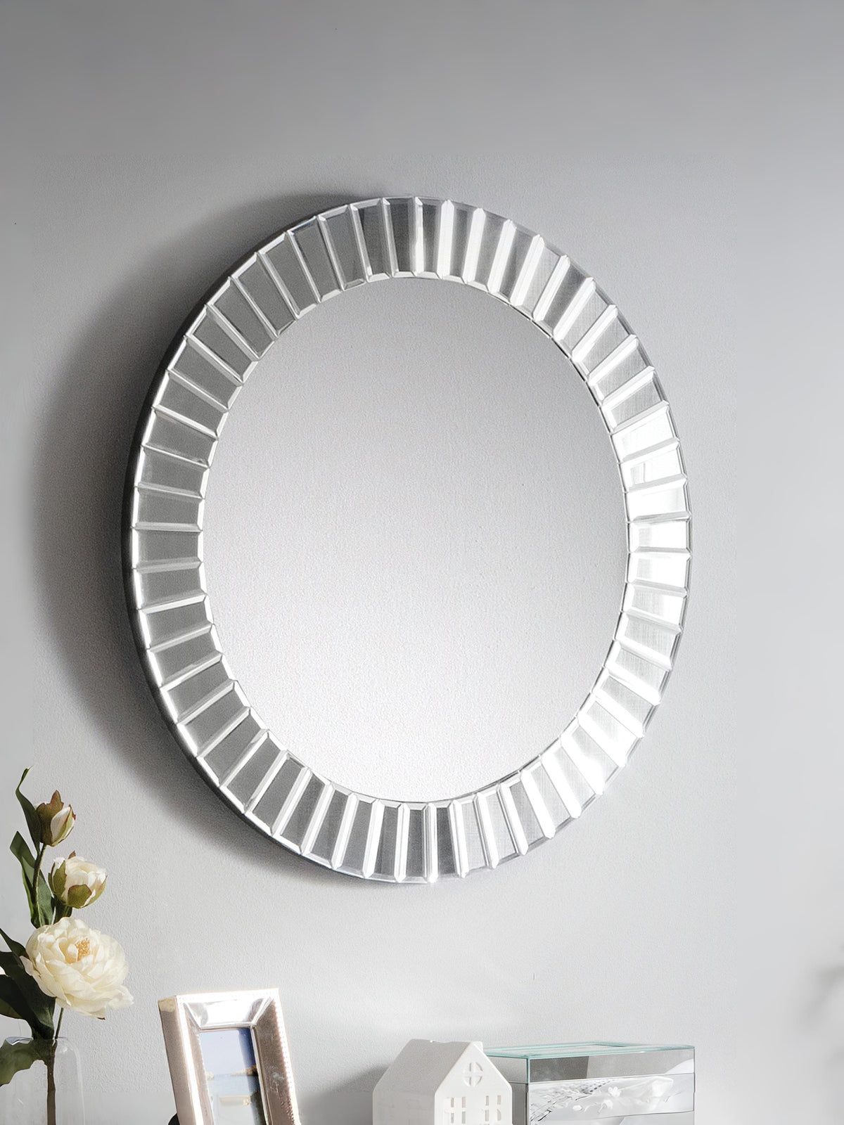 Sonata Small Round Wall Mirror