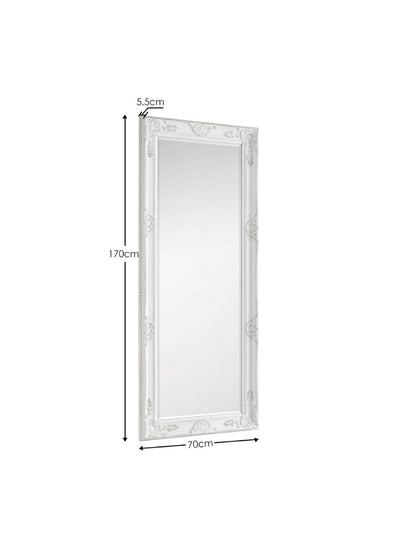 Palais White Lean-To Dress Mirror