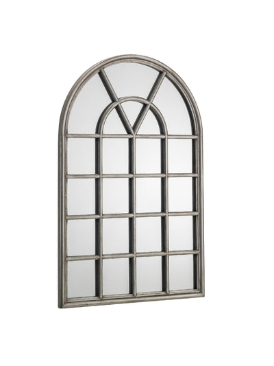 Opus Pewter Window Mirror
