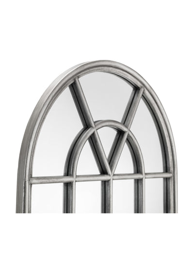 Opus Pewter Window Mirror