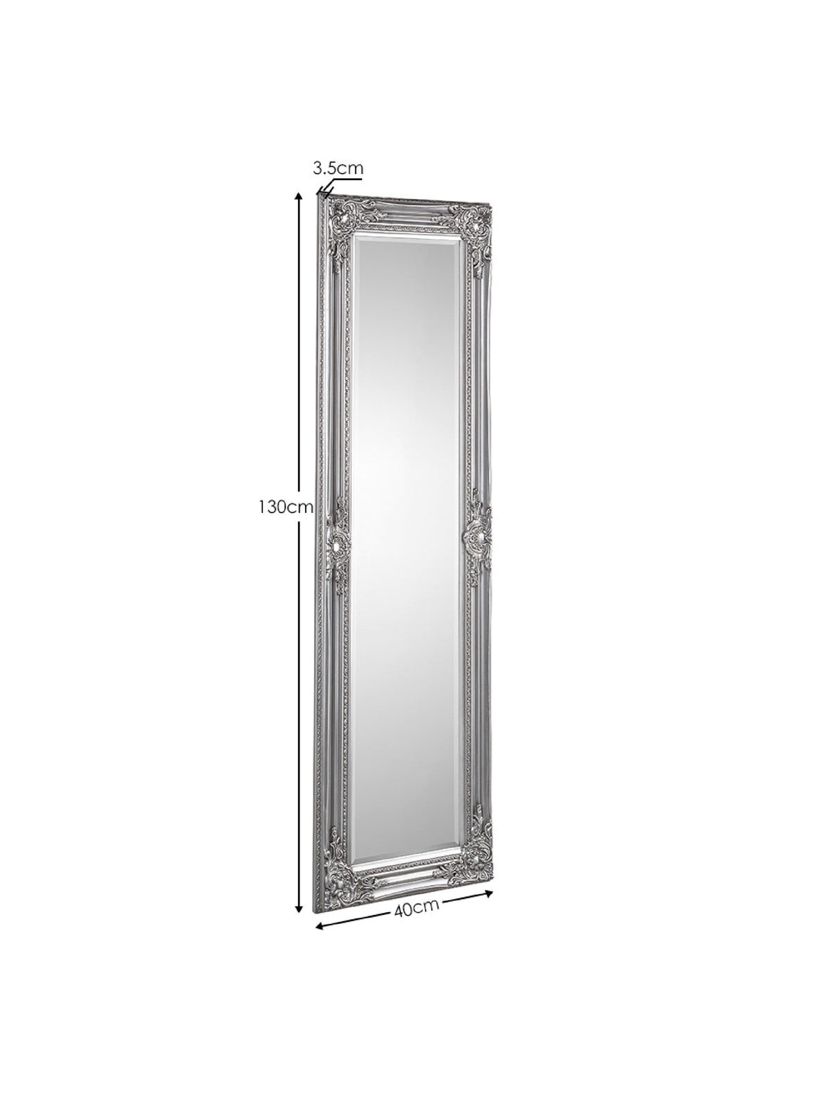 Palais Pewter Dress Mirror