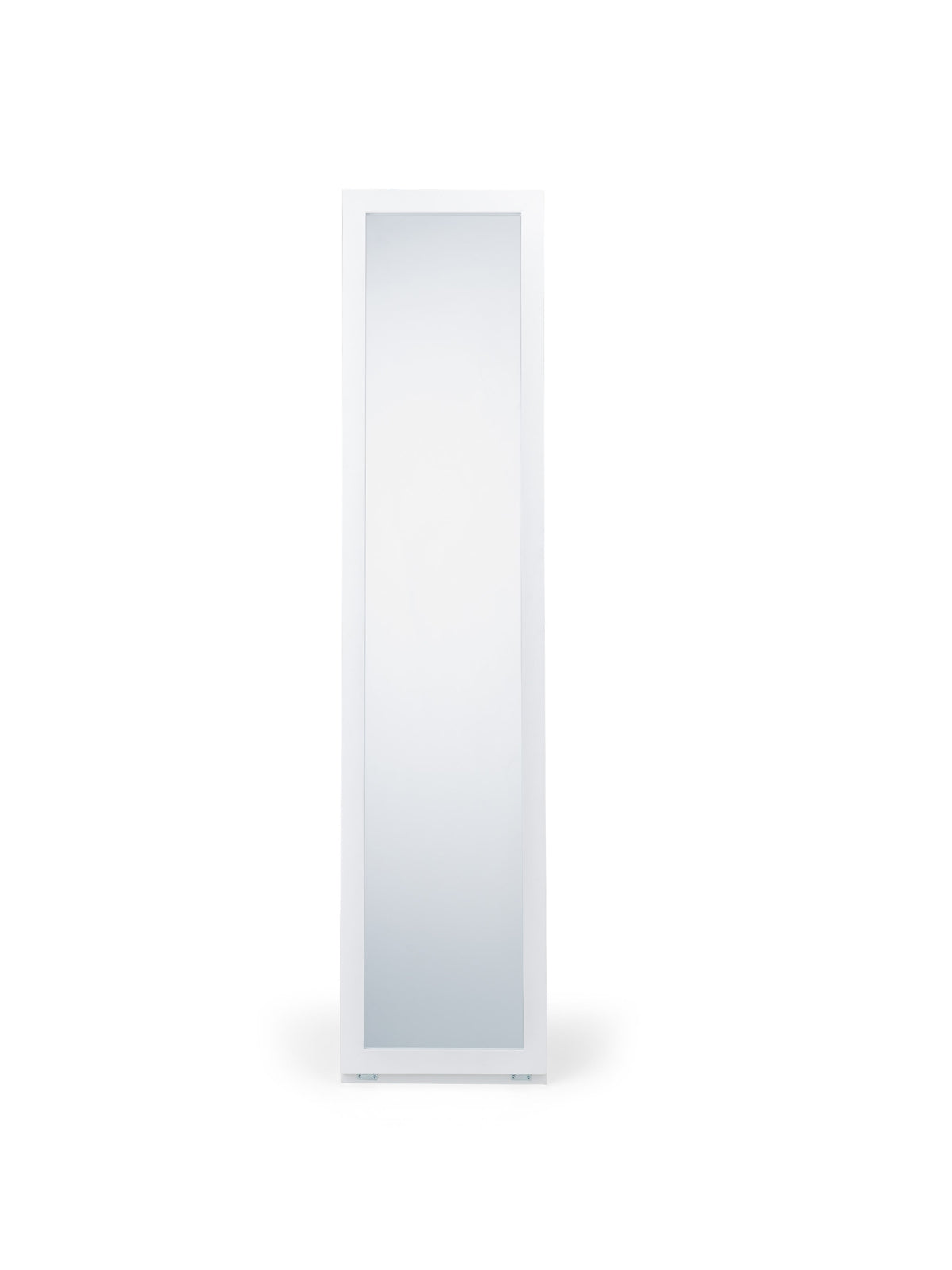 Fresco White Storage Mirror