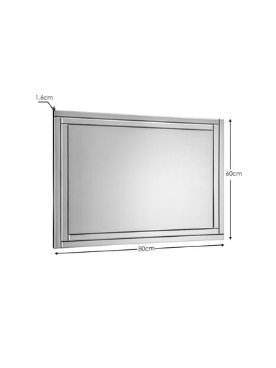 Deco Frameless Wall Mirror