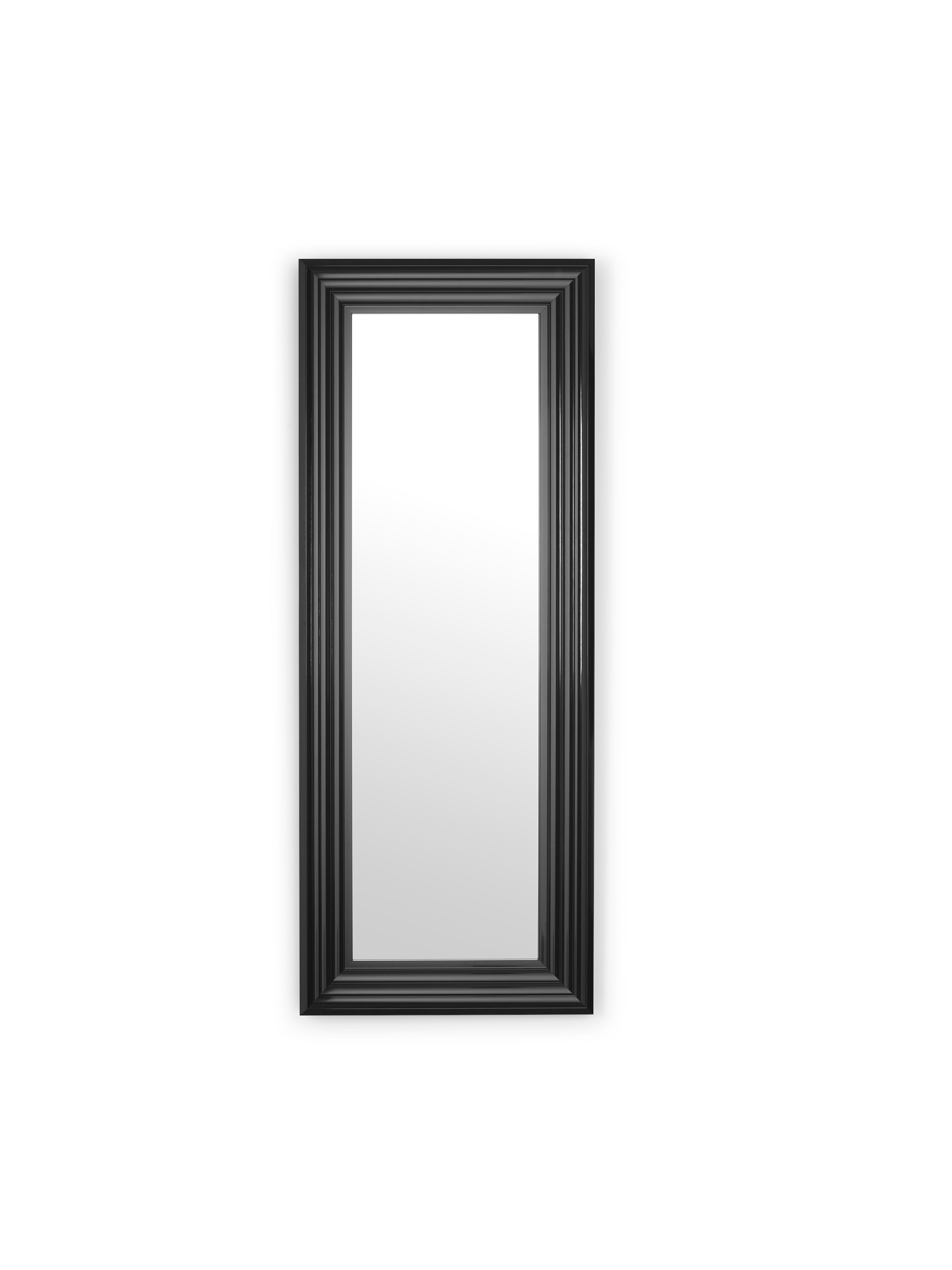 Tokyo Gloss Black Tall Rectangular Dressing Mirror