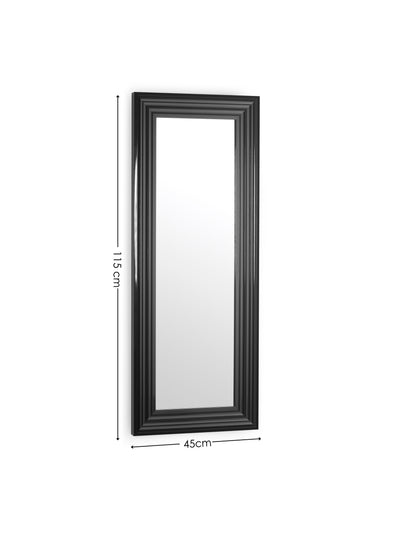 Tokyo Gloss Black Tall Rectangular Dressing Mirror