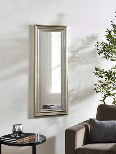Tokyo Pewter Tall Rectangular Dressing Mirror