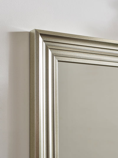 Tokyo Pewter Tall Rectangular Dressing Mirror