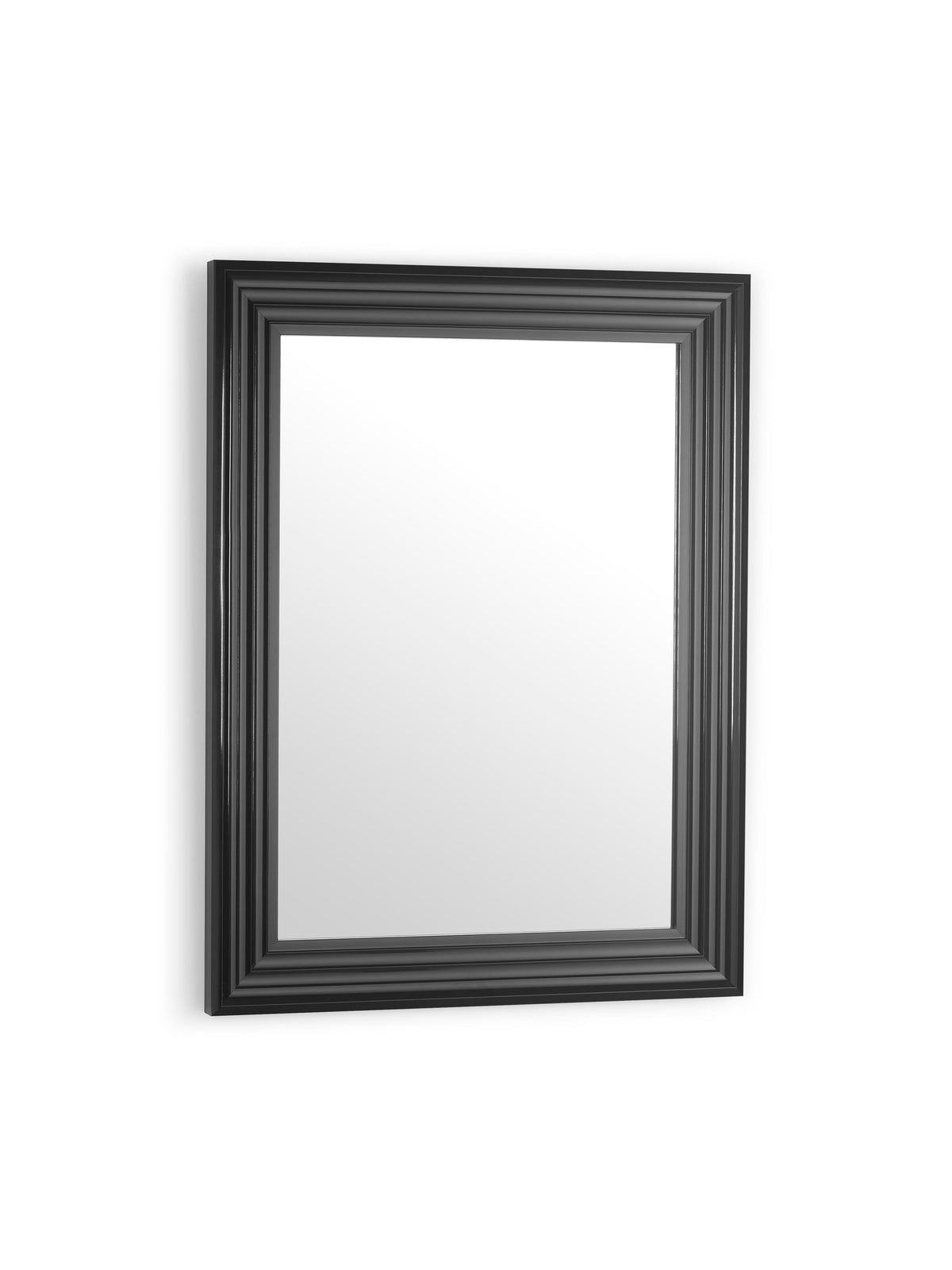 Tokyo Gloss Black Rectangular Wall Mirror