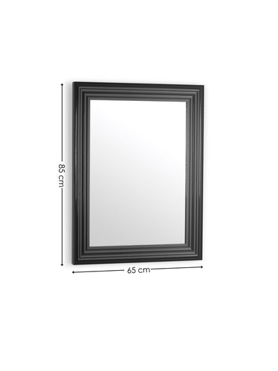Tokyo Gloss Black Rectangular Wall Mirror