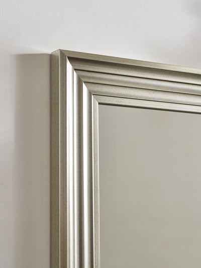 Tokyo Pewter Rectangular Wall Mirror
