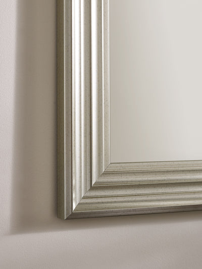 Tokyo Pewter Rectangular Wall Mirror