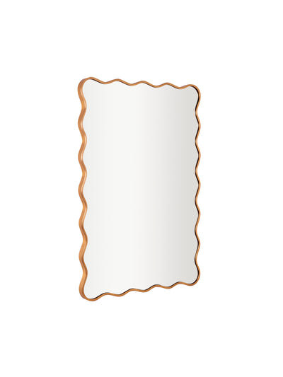Stevie Wavy Edge Wall Mirror – Gold
