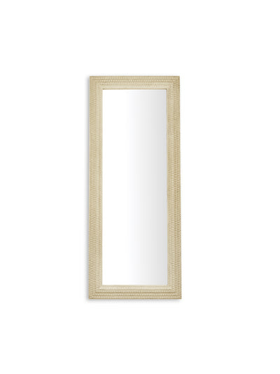 Alanis Rectangular Lean to Dress Mirror – White