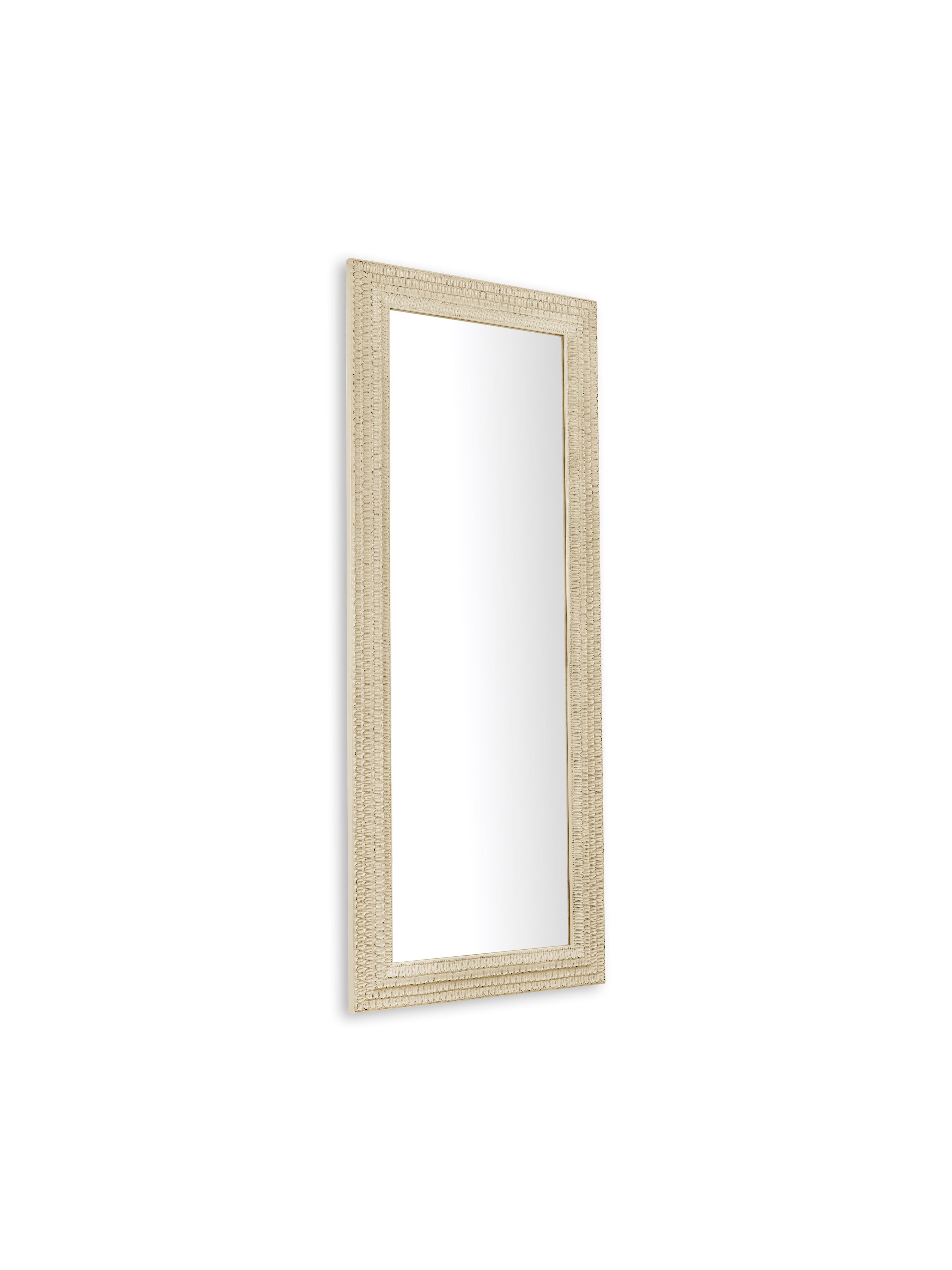Alanis Rectangular Lean to Dress Mirror – White