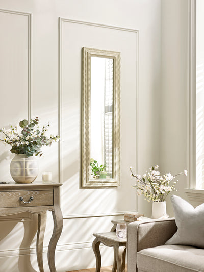 Alanis Rectangular Wall Mirror – White