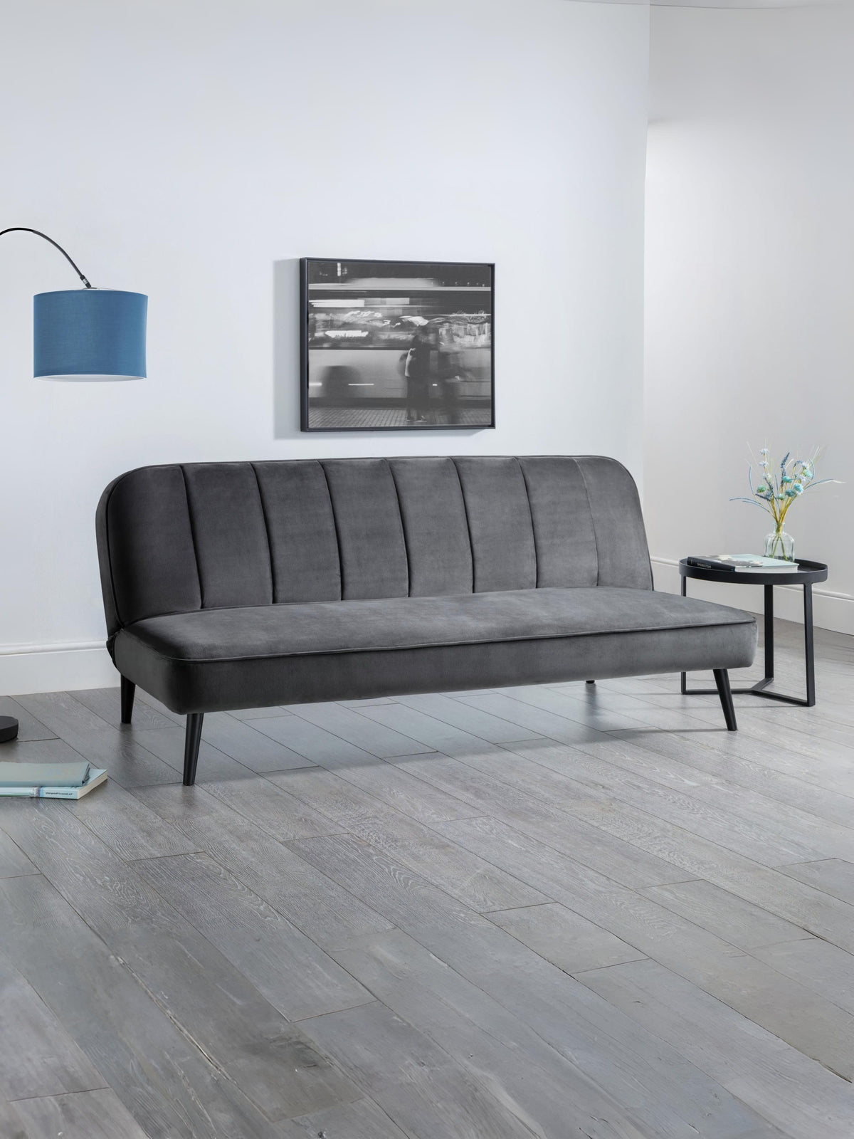 Miro Sofabed – Grey Velvet