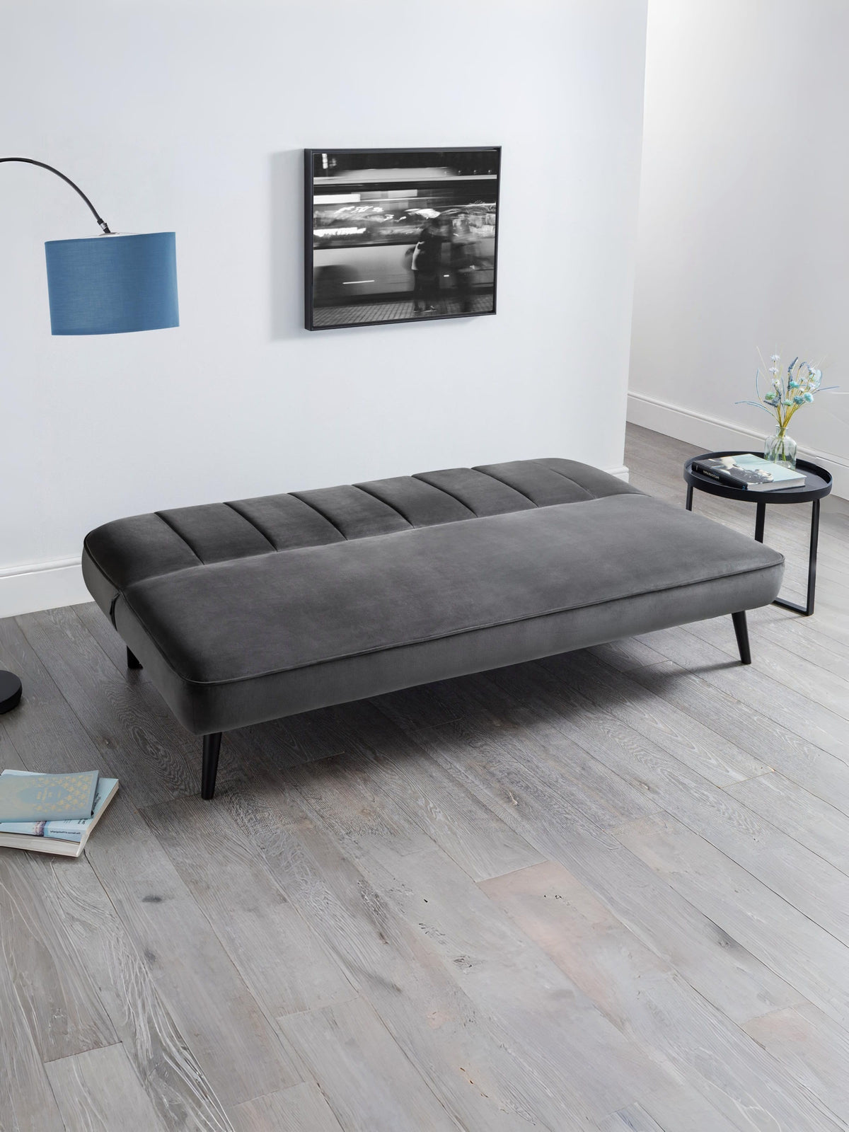 Miro Sofabed – Grey Velvet
