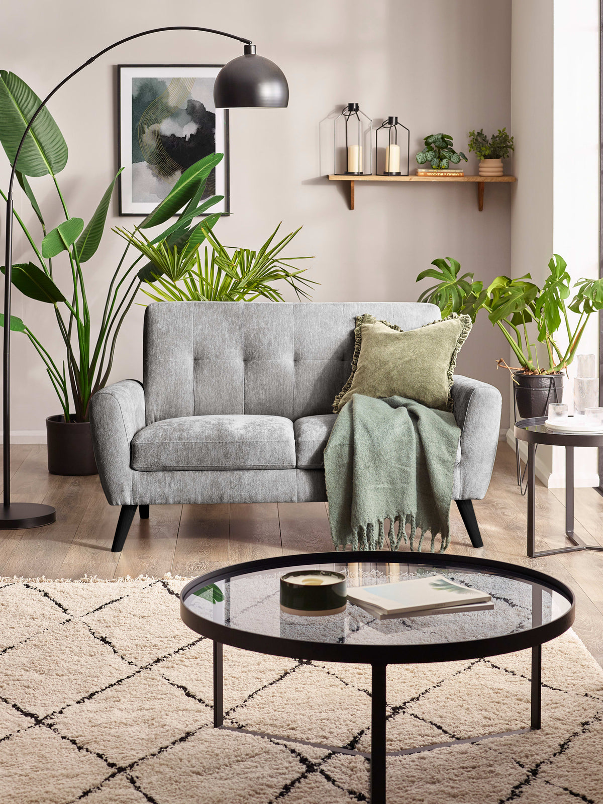 Monza 2 Seater Sofa - Dove
