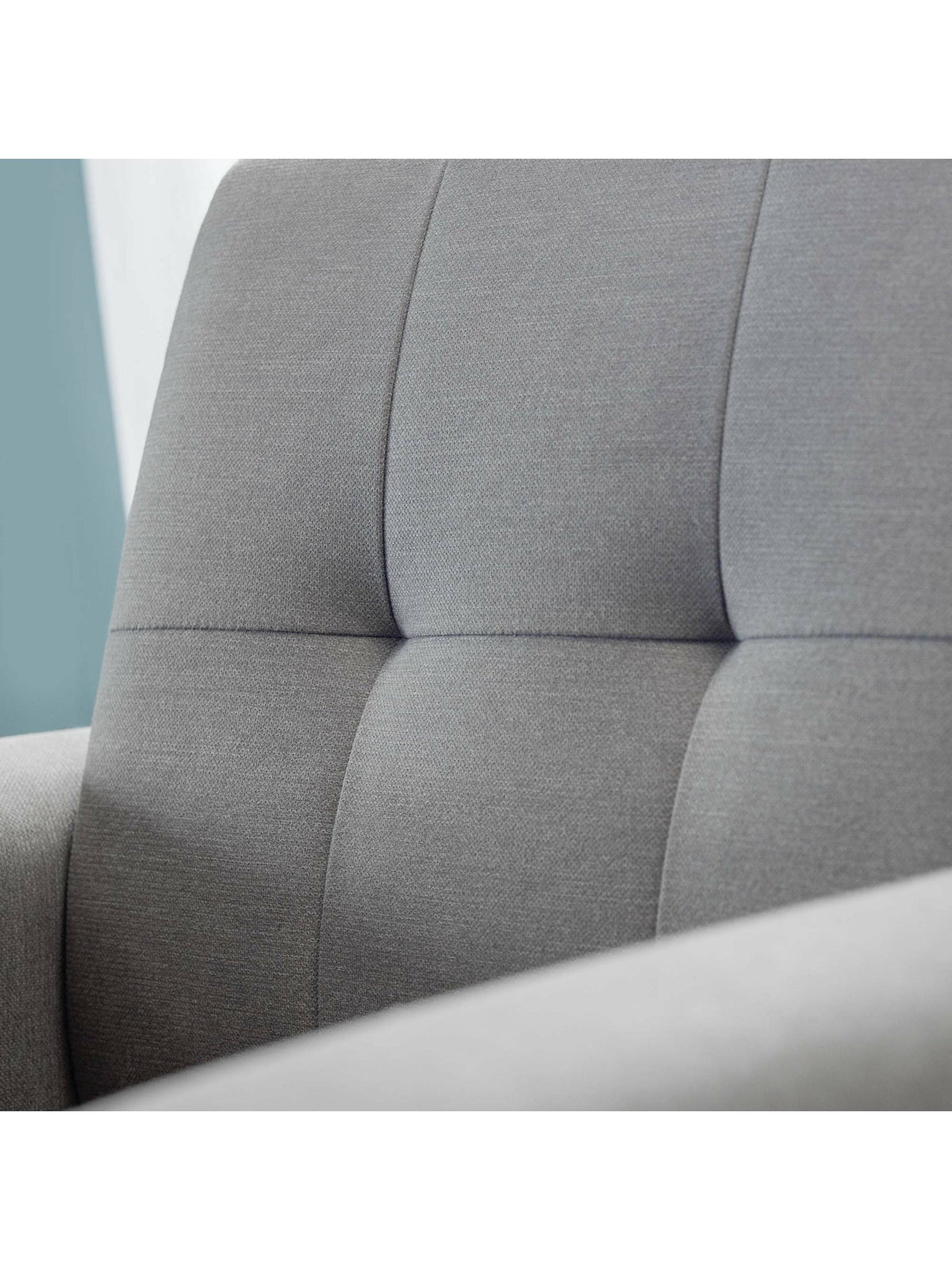 Monza 2 Seater Compact Retro Sofa - Grey