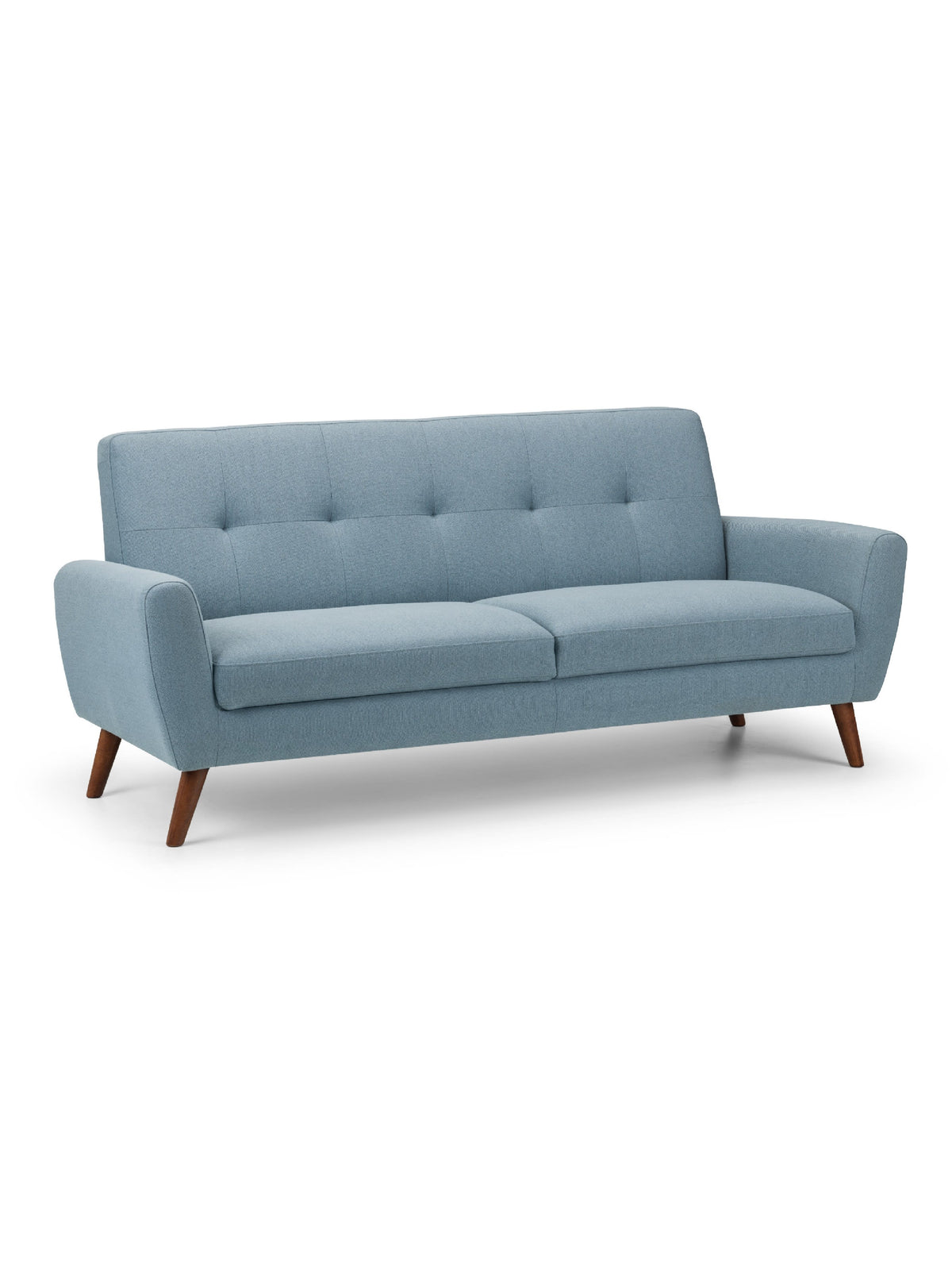 Monza 3 Seater Compact Retro Sofa - Blue