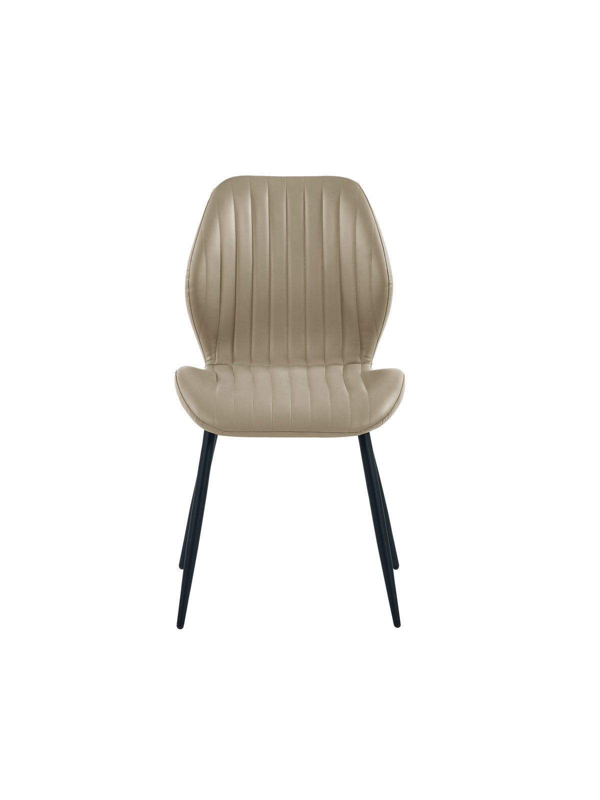 Morris Taupe Faux Leather Dining Chair (Set of 4)