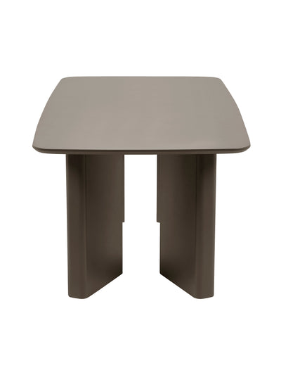 Moro Rectangular Dining Table – Matt Chocolate Brown