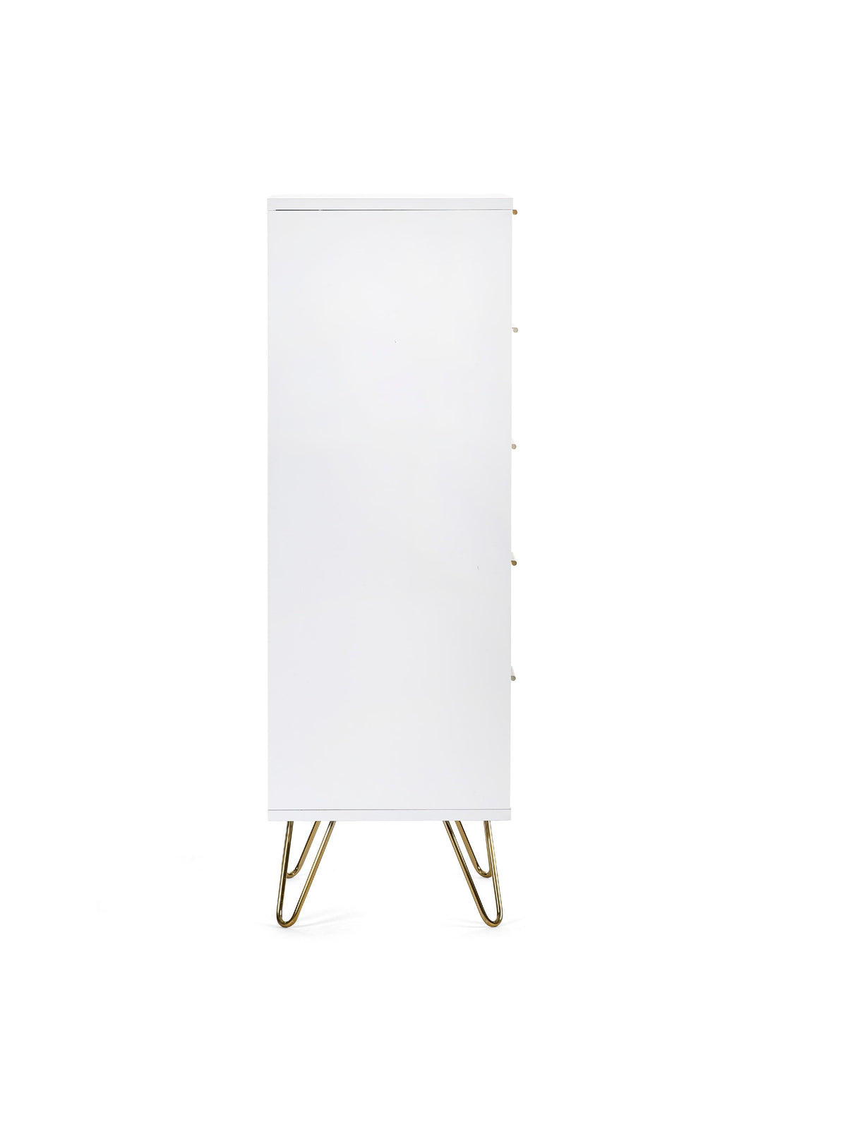 Murano 5 Drawer Tallboy - Matt White