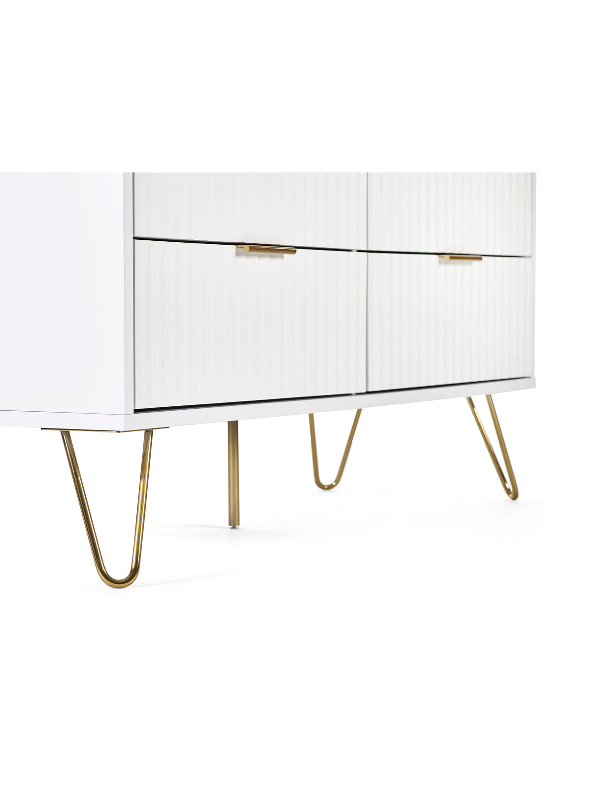 Murano 6 Drawer Chest - Matt White