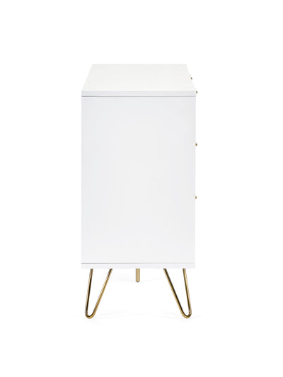 Murano 6 Drawer Chest - Matt White