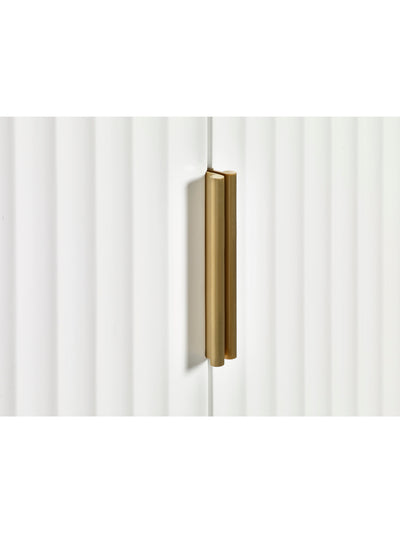 Murano 2 Door 1 Drawer Wardrobe - Matt White