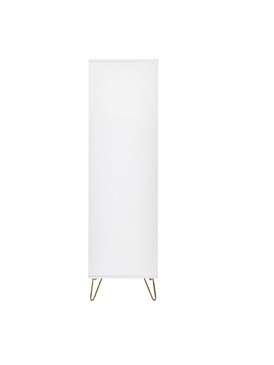 Murano 2 Door 1 Drawer Wardrobe - Matt White