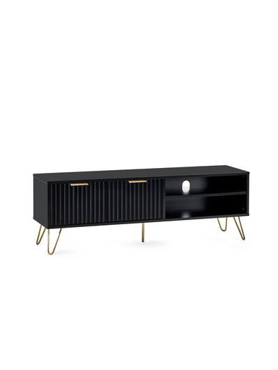 Murano Tv Unit - Matt Black