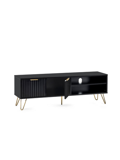 Murano Tv Unit - Matt Black