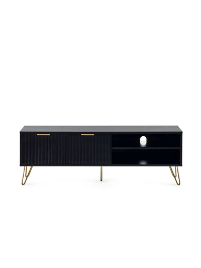 Murano Tv Unit - Matt Black