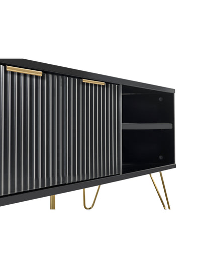 Murano Tv Unit - Matt Black