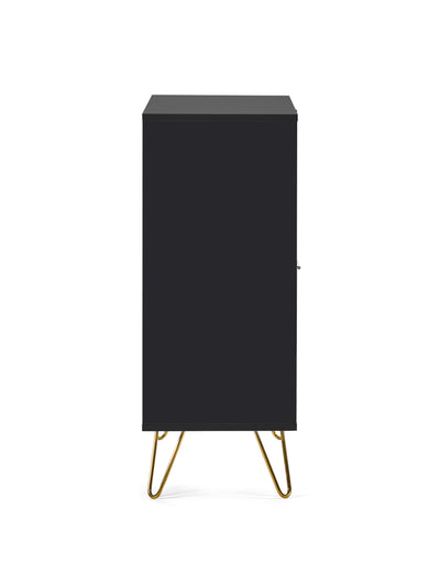 Murano 2 Door 2 Drawer Sideboard – Matt Black