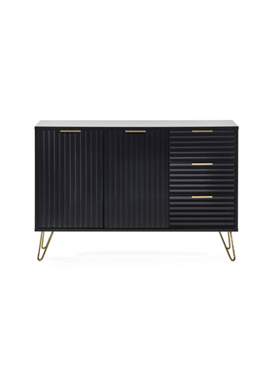 Murano Large Sideboard – Matt Black