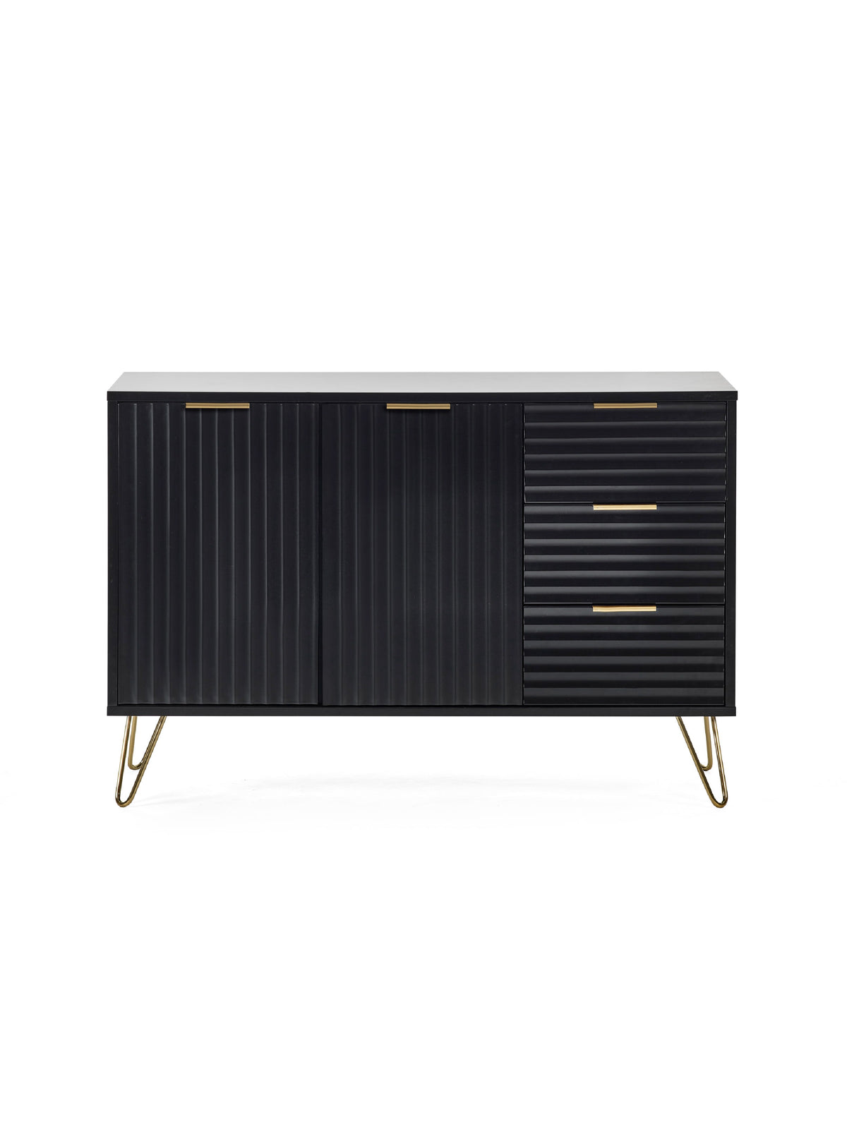 Murano Large Sideboard – Matt Black