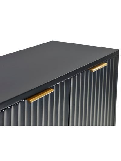 Murano Large Sideboard – Matt Black