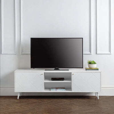 Moritz Tv Unit - White – Julian Bowen, view 2