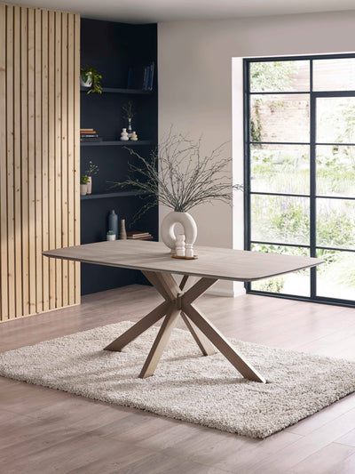 Noah Taupe Rectangular Dining Table