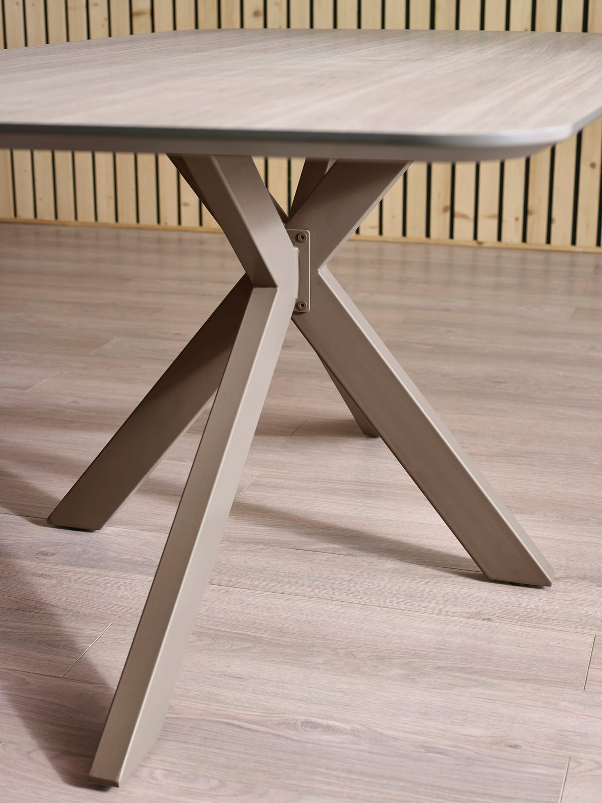 Noah Taupe Rectangular Dining Table
