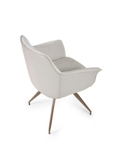 Noah Ivory Fabric Dining Chair